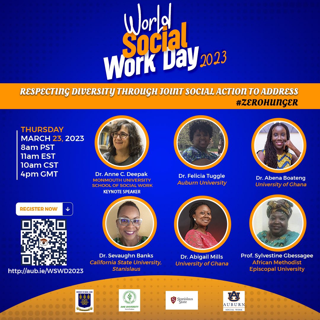 Sankofa365's tweet photo. Happy Social Work Month Social Workers. Register to attend our upcoming webinar, Respecting Diversity Through Joint Social Action to address #ZeroHunger because #SocialWorkBreaksBarriers #SocialWorkMonth https://t.co/puwnZn3PVX