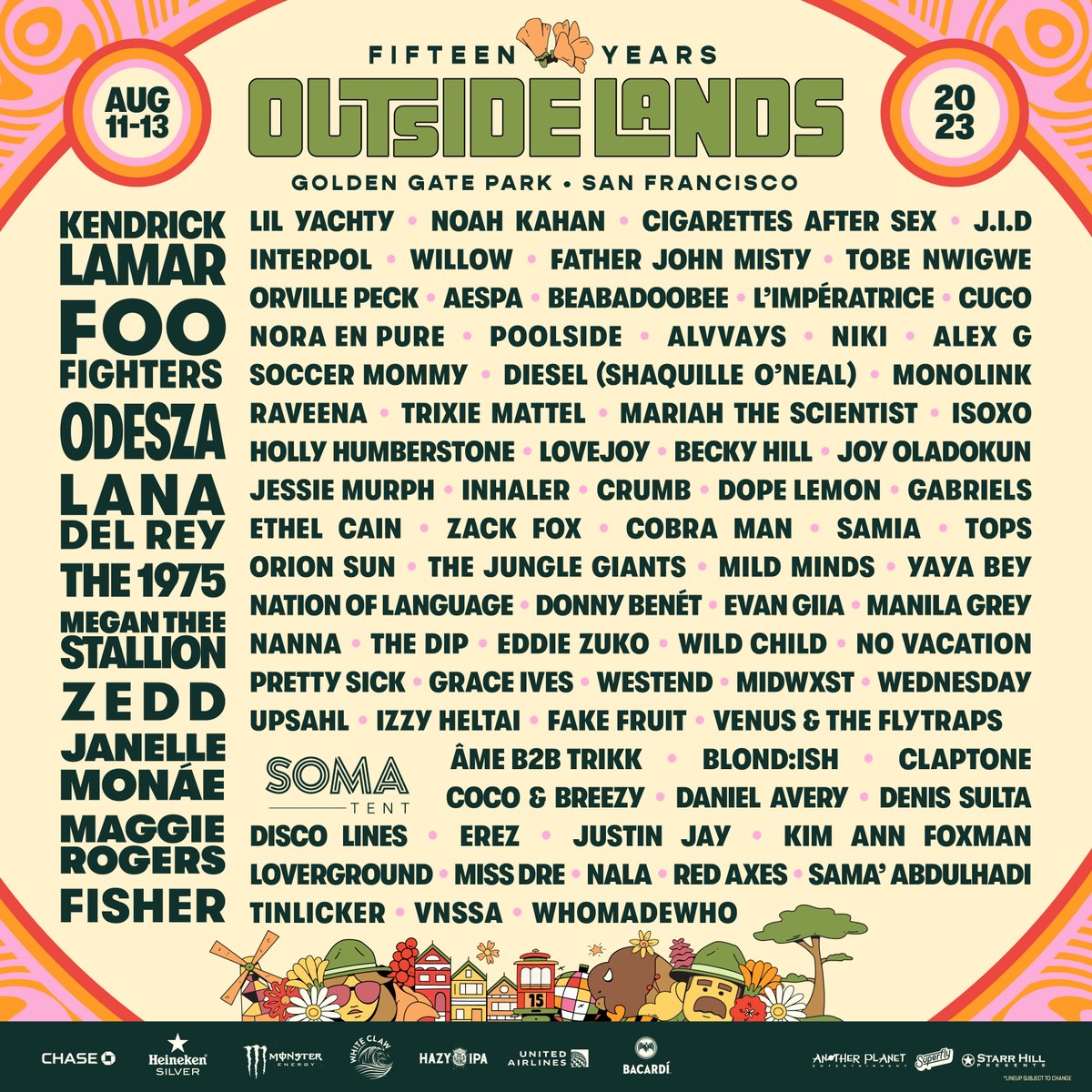 we gon’ see you in august ‼️ tickets on sale tomorrow at 10 AM PST. who ridin?? 🏎️🏎️🏎️ <a href="/sfoutsidelands/">Outside Lands</a>