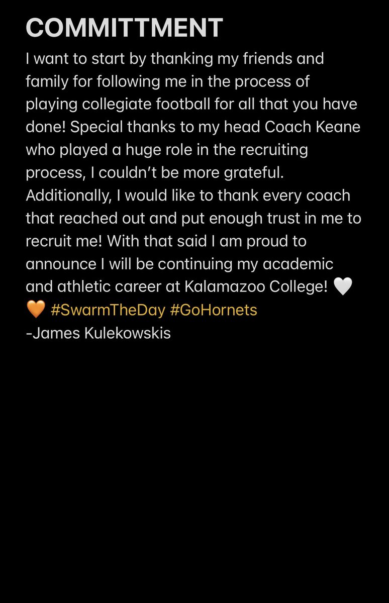 j_kulekowskis's tweet photo. 100% Committed !!! @CoachKeanePHS @pchssuperfan @CoachRiceKZoo @CoachZorboKZOO @KzooFootball https://t.co/AzVP1oAOJC