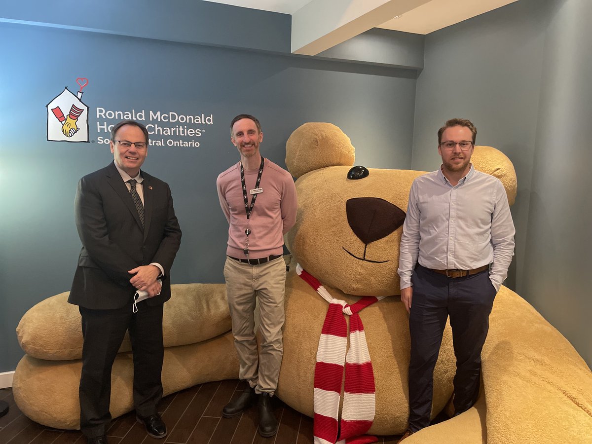 ronmckerlie's tweet photo. Thanks to ⁦@MarioDeDivitiis⁩ for a great meeting today ⁦@RMHCCanada⁩ South Central Ontario.  Looking forward to exploring additional ways to engage ⁦@MohawkCollege⁩ students in support of families. https://t.co/Hb2gTKtPzN