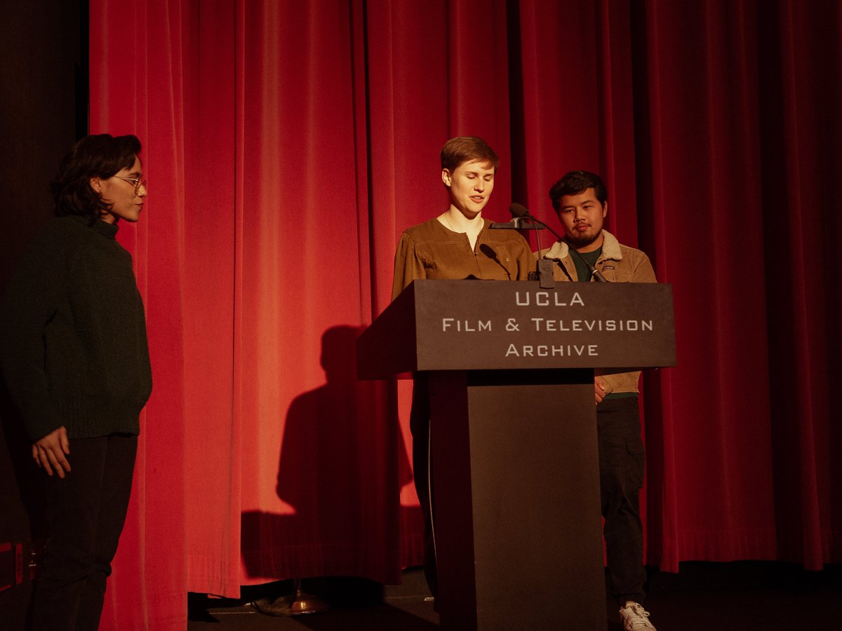 AMIAatUCLA's tweet photo. What an exciting weekend curating classics and rarities with @UCLAFTVArchive ! 

Thank you to everyone who came out to support our Student Chapter Takeover of the Billy Wilder Theater! Till next time 📽️🎞️

{ #filmpreservation #filmrestoration } https://t.co/jLOm9imlRG