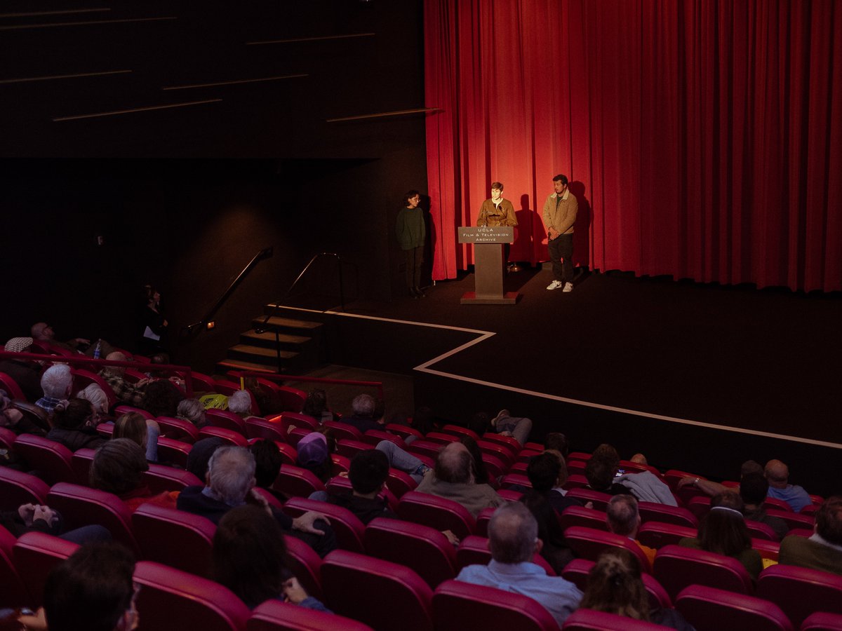 AMIAatUCLA's tweet photo. What an exciting weekend curating classics and rarities with @UCLAFTVArchive ! 

Thank you to everyone who came out to support our Student Chapter Takeover of the Billy Wilder Theater! Till next time 📽️🎞️

{ #filmpreservation #filmrestoration } https://t.co/jLOm9imlRG