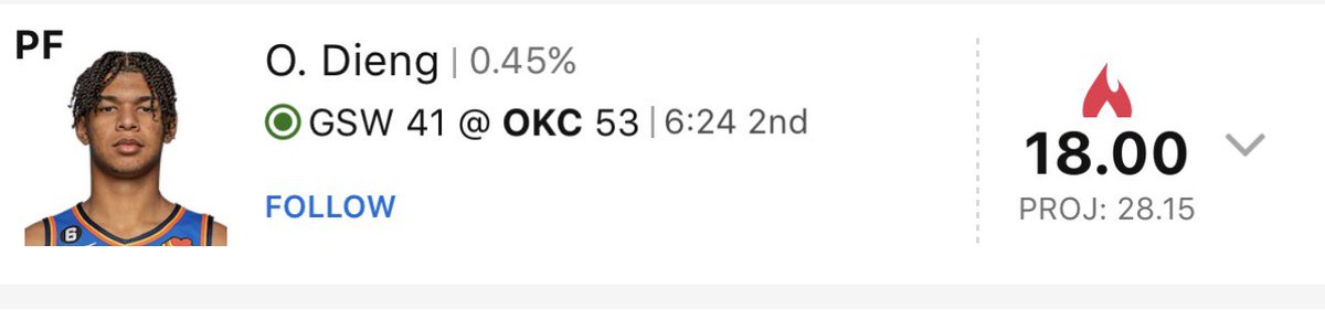 DFSValueGuru's tweet photo. Haven’t posted much on this acct . . 

But I’m still a BEAST not even the PRO DFS players can see my Value 

7pm lock 0.45% owned 

#DFSVALUEGURU #DFS https://t.co/zhG3mJwxzv