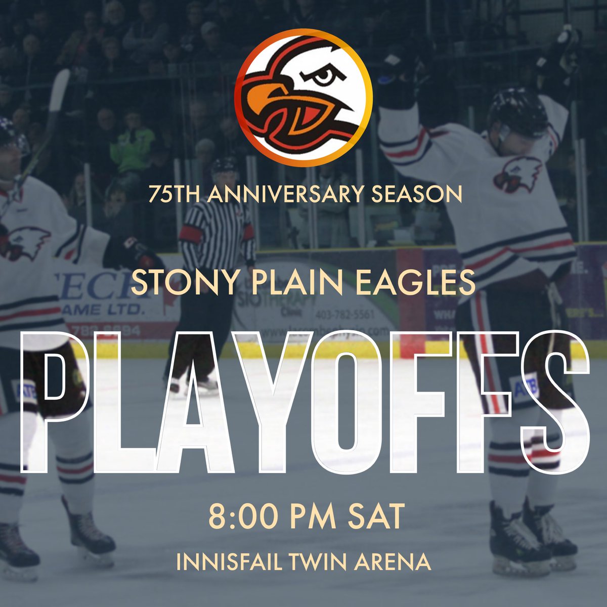 The road to the Allan Cup begins Saturday in Innisfail 8pm! #Playoffs #Provincials #aaa #allancup #senior #alberta #champs #hockey