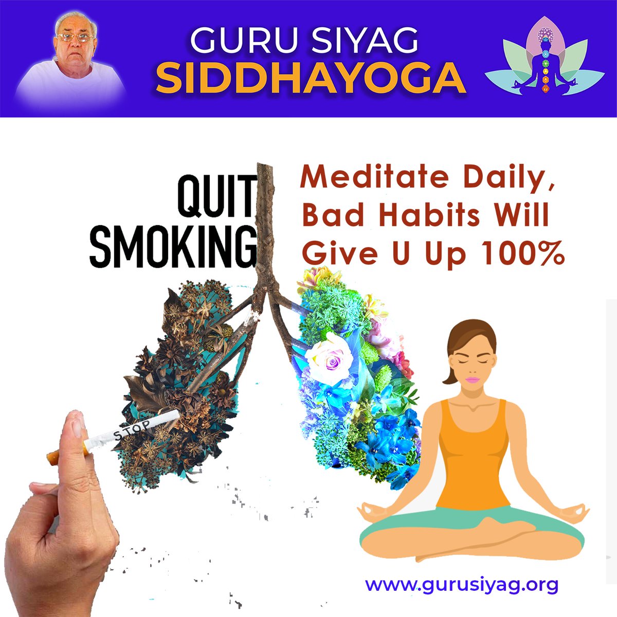 #nosmokingdayquitandwin 
Get rid of bad habits.