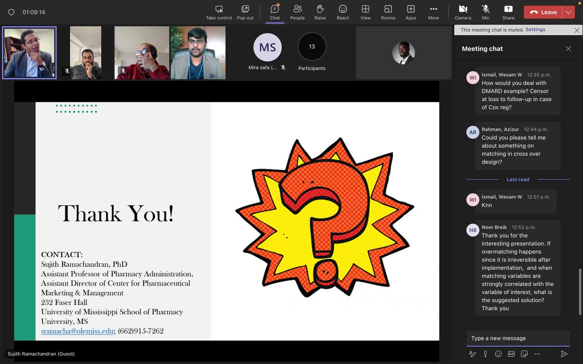 We wrapped up the second day and the two-day workshop on a high note. A huge thanks to the speakers for engaging us on important topics in #pharmacoepidemiology, #pharmacoeconomics, #healthoutcomes #research, and #knowledgetranslation research. 1/2 🧵
<a href="/UM_RadyFHS/">U of M Rady Faculty</a> <a href="/umanitoba/">University of Manitoba</a>