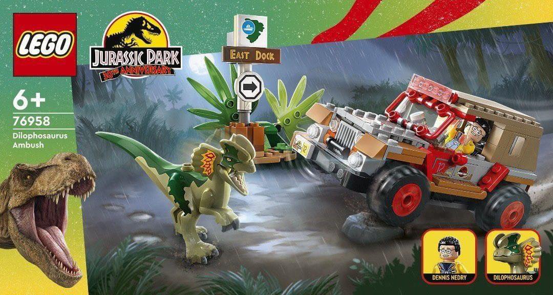 JurassicOutpost's tweet photo. First look at the #jurassicpark30thanniversary #Lego sets! 

Which are you looking forward to the most? https://t.co/4wChAPtZee