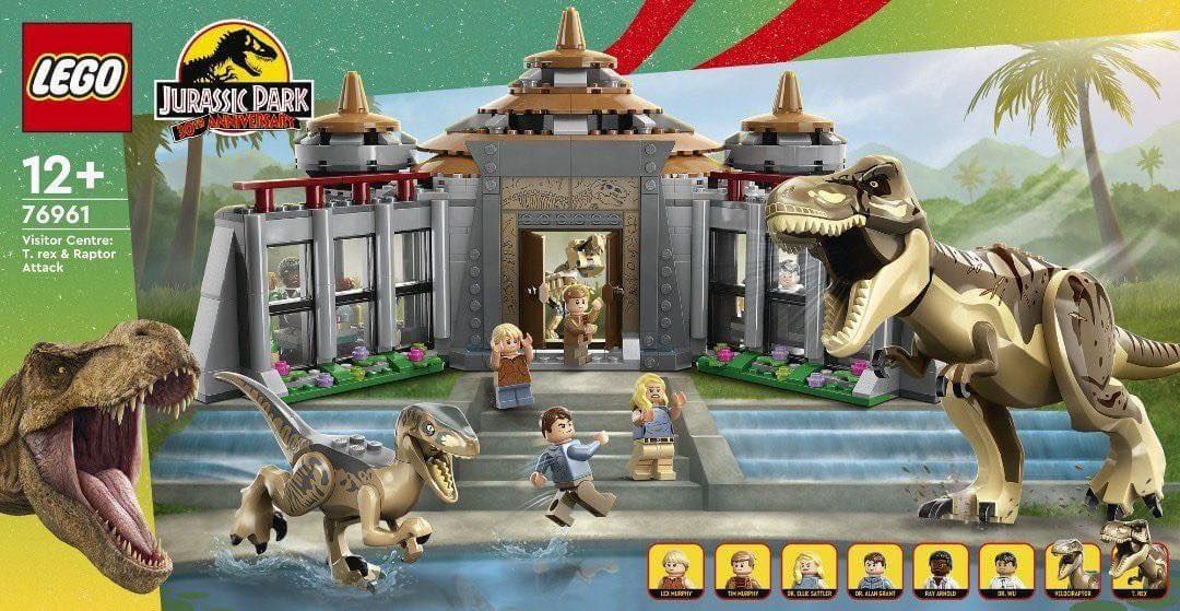 JurassicOutpost's tweet photo. First look at the #jurassicpark30thanniversary #Lego sets! 

Which are you looking forward to the most? https://t.co/4wChAPtZee