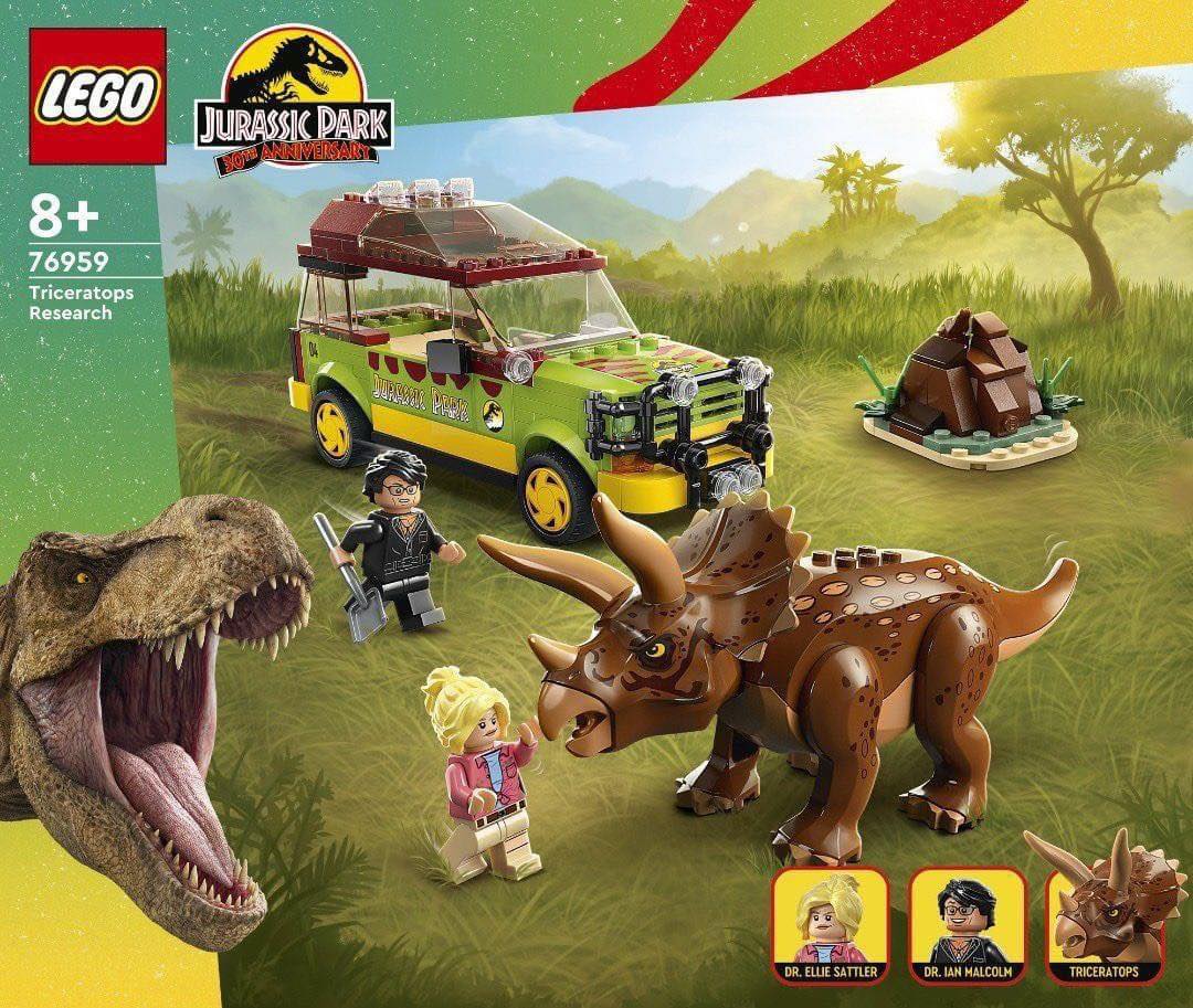 JurassicOutpost's tweet photo. First look at the #jurassicpark30thanniversary #Lego sets! 

Which are you looking forward to the most? https://t.co/4wChAPtZee