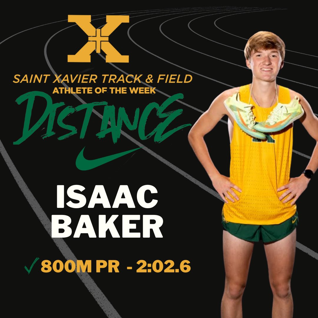 StXTigersXCTF's tweet photo. Congrats to Senior Isaac Baker, STXTF Distance Athlete of the Week!
Isaac has run PR’s in both of his solo indoor races this season. He finished 9th at Indoor State in the 800 with a PR time of 2:02.6!
Congrats Isaac! 💪🏼
#stxtf #leavenodoubt #belong #indoorstate #wearestx https://t.co/qHgO9AgCRh