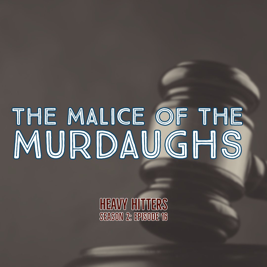 This week's episode of Heavy Hitters is out now! Check it out where you normally do to hear Miranda tell all about the Murdaugh family and the crimes that are linked to them.