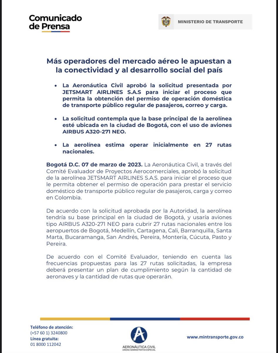 Aeronáutica Civil tweet media