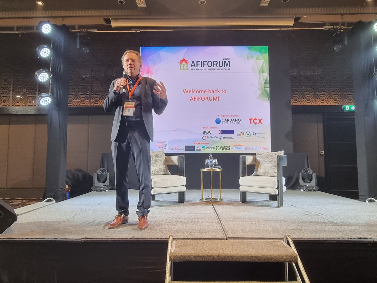 The <a href="/AFIFORUM/">Footlight International</a> is live today in Bangkok! Our CEO, <a href="/Joostzuidberg1/">Joost Zuidberg</a> opens the forum which brings together investors and investees to advance #impactinvesting and #sustainablefinance in Asia.