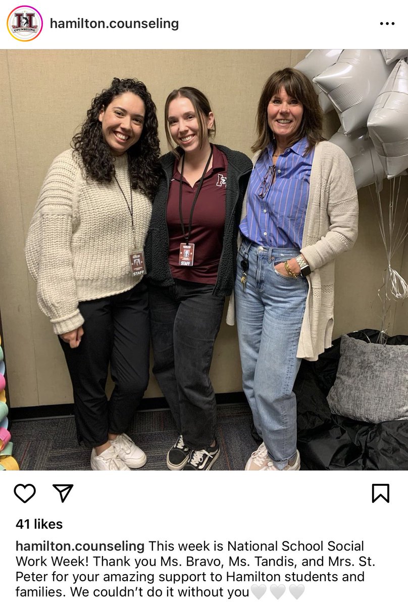 Our social workers bring so much HOPE to our campus 🌸 xoxo!