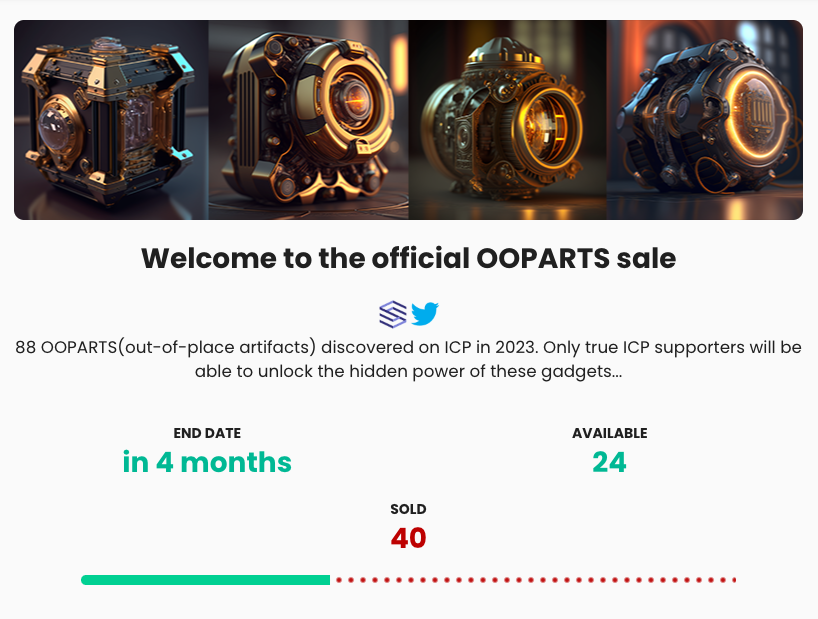 OOPARTS🧰🔥 #icp #nft #simon

entrepot.app/sale/ooparts