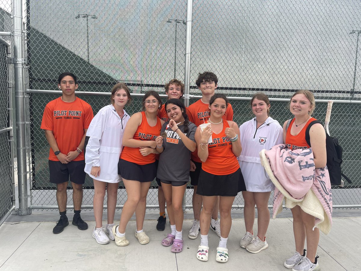 PPHSTennis's tweet photo. It was a great day for tennis !! Our kiddos got a lot of matches in and competed every step of the way !! Congrats on the bling Daniela !! https://t.co/c9MX9ZdWJe