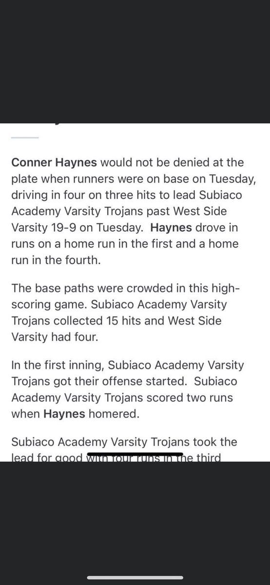 ConnerHaynes2's tweet image. Great way to start off the spring. Went 3-4 tonight with 2 home runs up the middle, and a single down the line. 4 rbi night, great win for the team. Back at it Thursday at home against cederville. 
@ARPROSPECTS @arprospectcoach @PBR_Arkansas @SubiBaseball