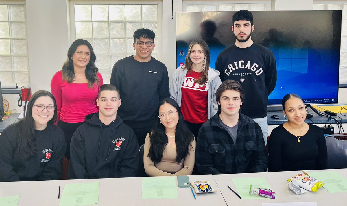 These awesome @07003BHS seniors helped us remember our “why” by sharing their favorite BMS memories, lessons, and advice for BMS educators during the March staff meeting. Educators may not always see the fruits of their labor- but today we clearly saw ours! #bmspride #heartsfull