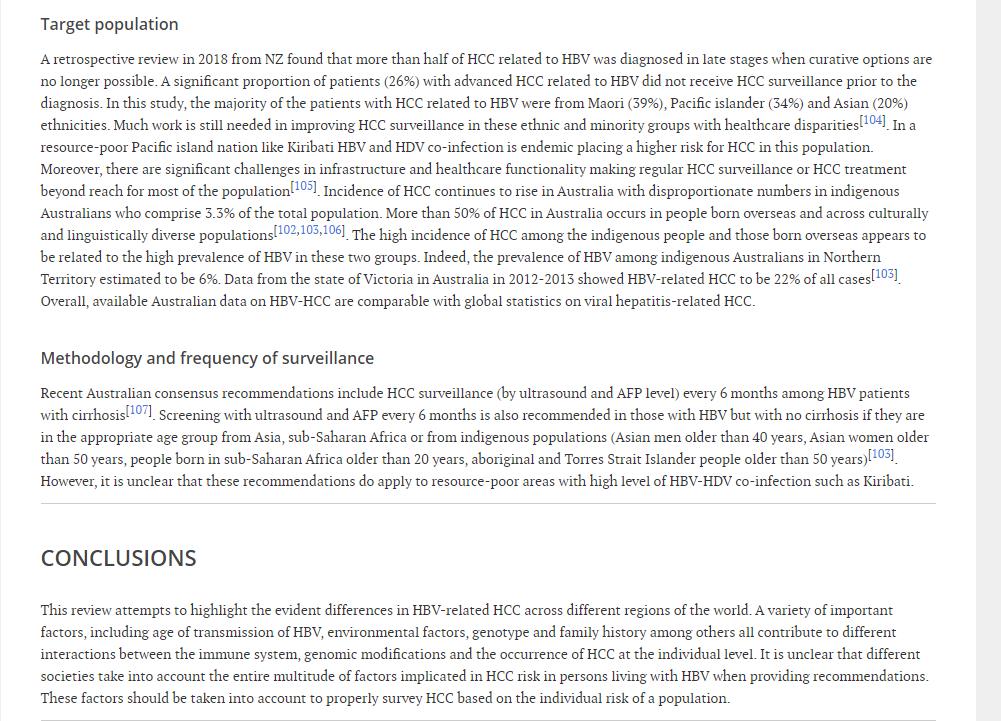 HepatomaRes's tweet photo. #HBV #MedEd #HCCtwitter
📚📚The authors described many factors implicated in #HCC development and explained societal recommendations for HCC surveillance in persons living with HBV in different continents of the world. @JoseDebesMD @UMNews
Read more👉https://t.co/3tHw7qSqe6 https://t.co/JbjwoeNTIh