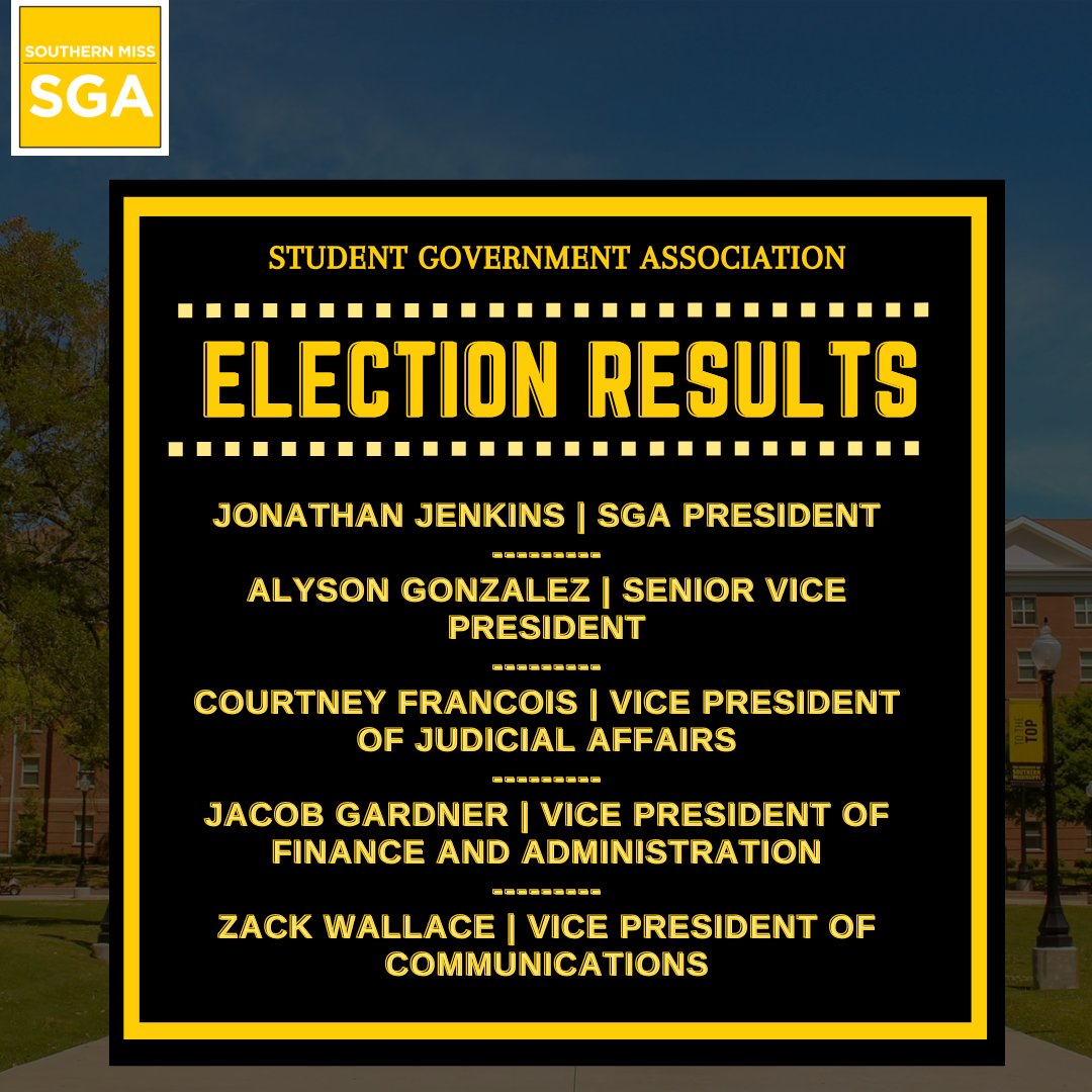 Southern Miss SGA tweet media