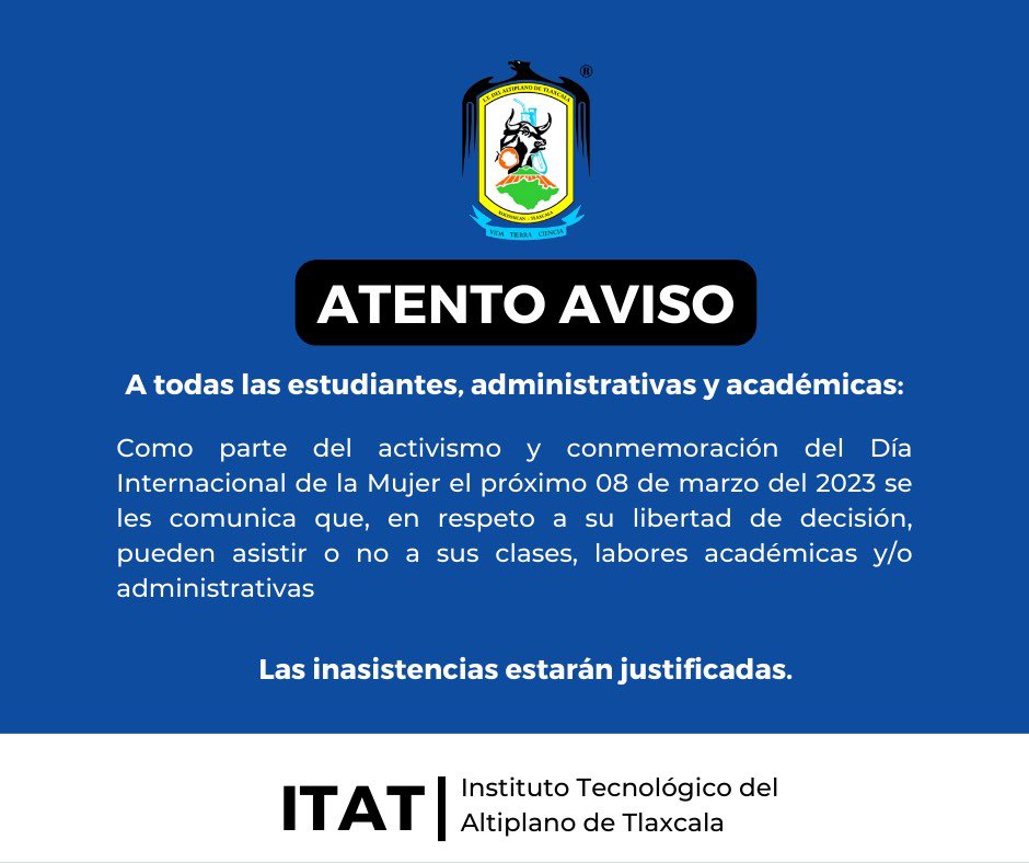 TecNM Campus Altiplano de Tlaxcala tweet media
