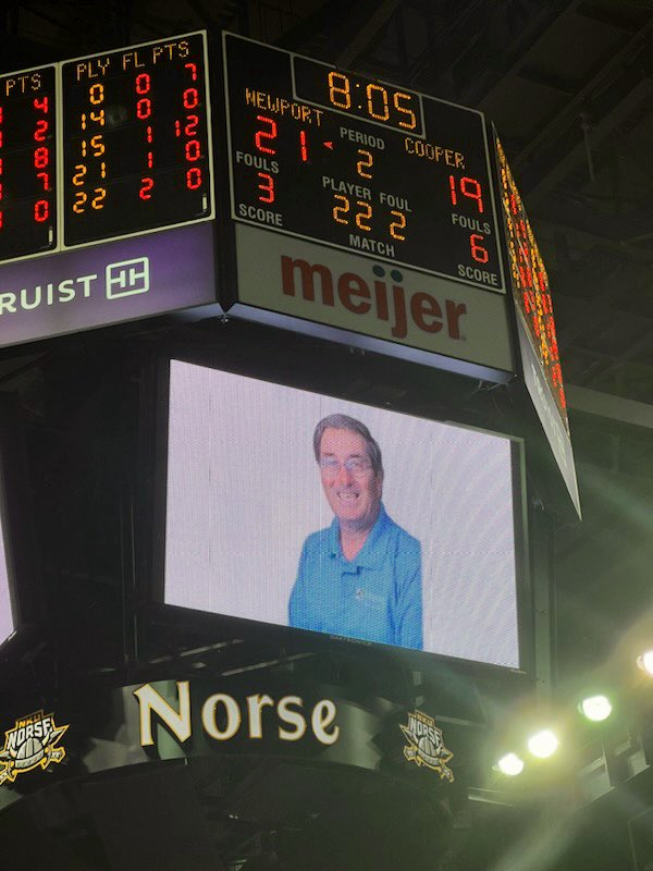 BooneCoRebels's tweet image. Tonight at halftime of the @KHSAA 9th Region boys tournament final, Boone County athletic trainer Tom Burns was recognized for his many years working the tournament. During National Athletic Training Month, we thank him for his 31 years of service to our community.