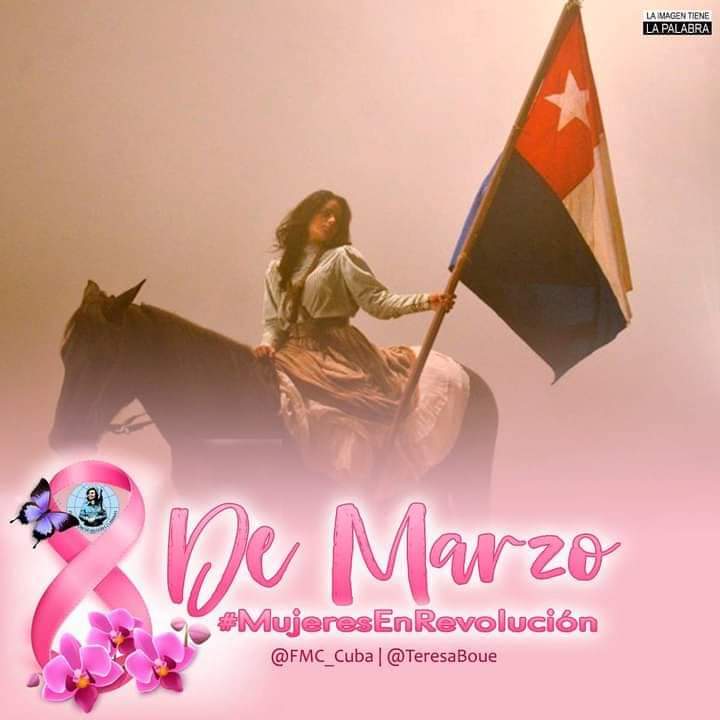 Muchas felicidades para todas las mujeres del mundo, especialmente para todas las mujeres cubanas 🌹#DíaInternacionalDeLaMujer #MujeresEnRevolución #MujeresDeCiencia