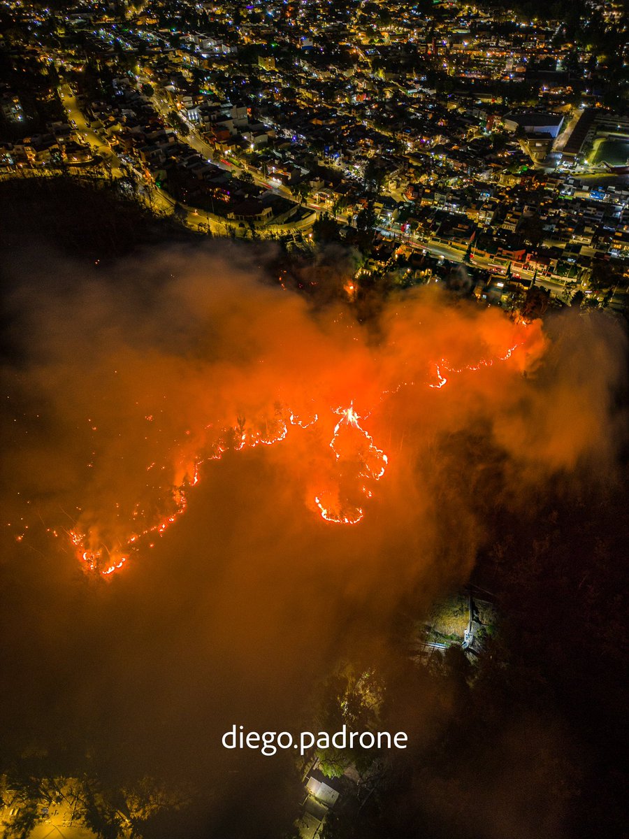 Incendio en el bosque de los Remedios 

#Naucalpan #losremedios #incendio #edomex