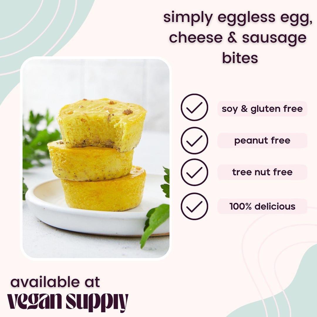 VeganSupply's tweet photo. 🌱 SIMPLY EGGLESS 🌱

Plant-based Eggless Bites meets Beyond Meat® for the perfect breakfast treat!

Simply Eggless has teamed up with Beyond Meat® to craft a delicious, bite-sized breakfast that you can enjoy at the table or on the go 🏃‍♀️

https://t.co/gjgAo6IBgp https://t.co/iez92XETCr
