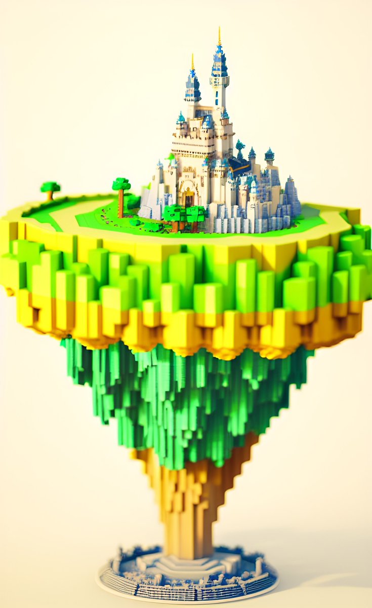 ivnhgo's tweet photo. in the four corners there were portals made by the ai for observation towers. They must mean something and keep some secret... should I dive into these portals? if they are on that altar they must be important places...."
#aiartwork #ai #voxelart #aicabal https://t.co/AETWs54NOJ