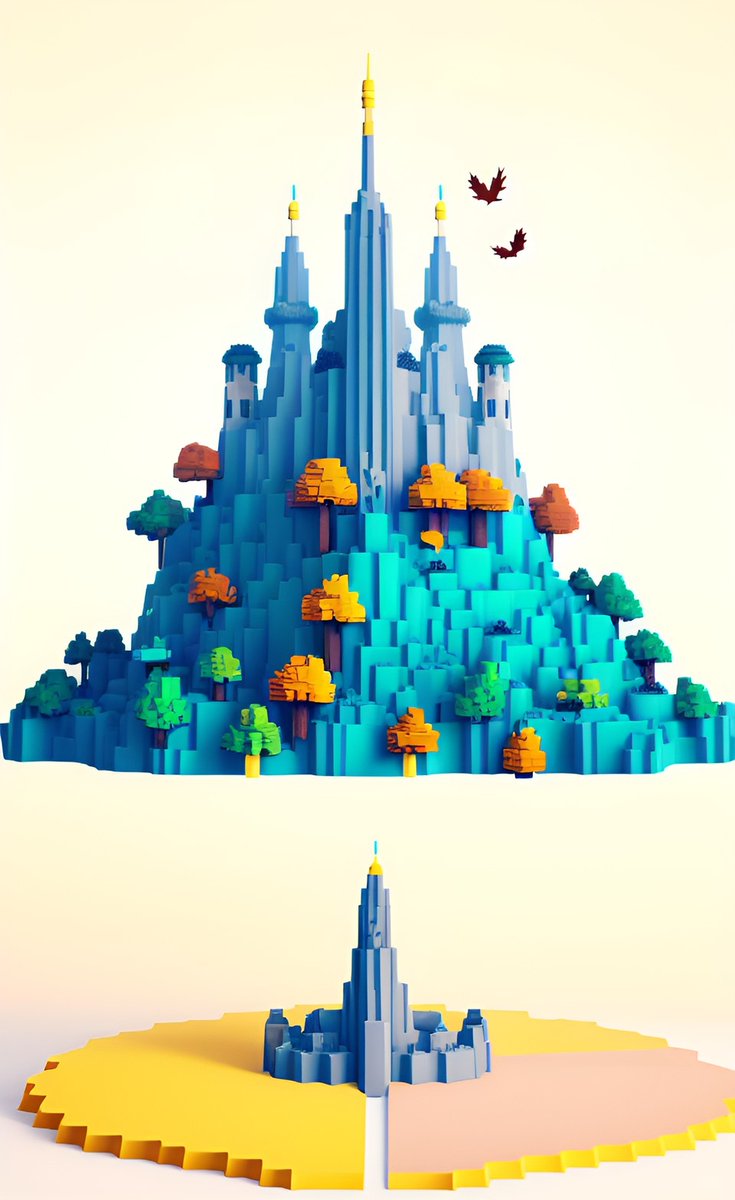 ivnhgo's tweet photo. in the four corners there were portals made by the ai for observation towers. They must mean something and keep some secret... should I dive into these portals? if they are on that altar they must be important places...."
#aiartwork #ai #voxelart #aicabal https://t.co/AETWs54NOJ
