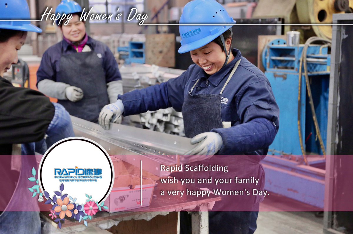 Chinesescaffold's tweet photo. Happy International Women's Day to all the amazing women around the world! 
As a scaffolding manufacturer, we're proud to say that many of our key employees and leaders are women who have worked hard to overcome barriers and excel in their roles.  Thank you for all that you do!🌹 https://t.co/tXn6n2u1dT