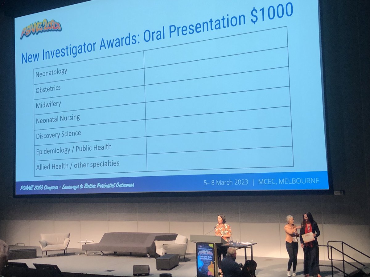 nasrin_javid's tweet photo. Congratulations to wonderful Sarah Melov for getting the #PSANZ New Investigator Award very well deserved ⁦@MelovSarah⁩ ⁦@mypsanz⁩ ⁦@RPC_Sydney⁩ ⁦@DharmintraP⁩ https://t.co/mZo6SkC9Bz
