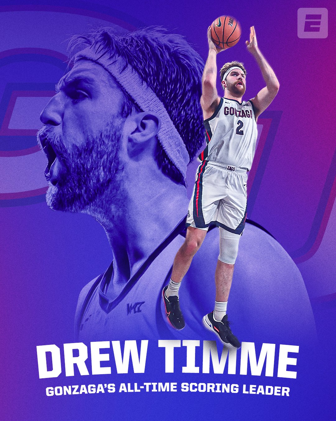Gonzaga's Drew Timme lives for this March Madness moment - ESPN