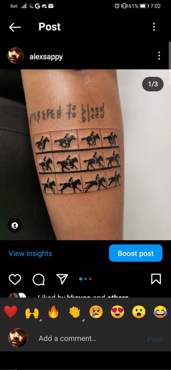 2alex2sappy's tweet image. Coolest thing happened today, @Monkeypaw from @JordanPeele saw my tattoo on instagram and liked it ♥️ 🥵

It aint my birthday yet TF.