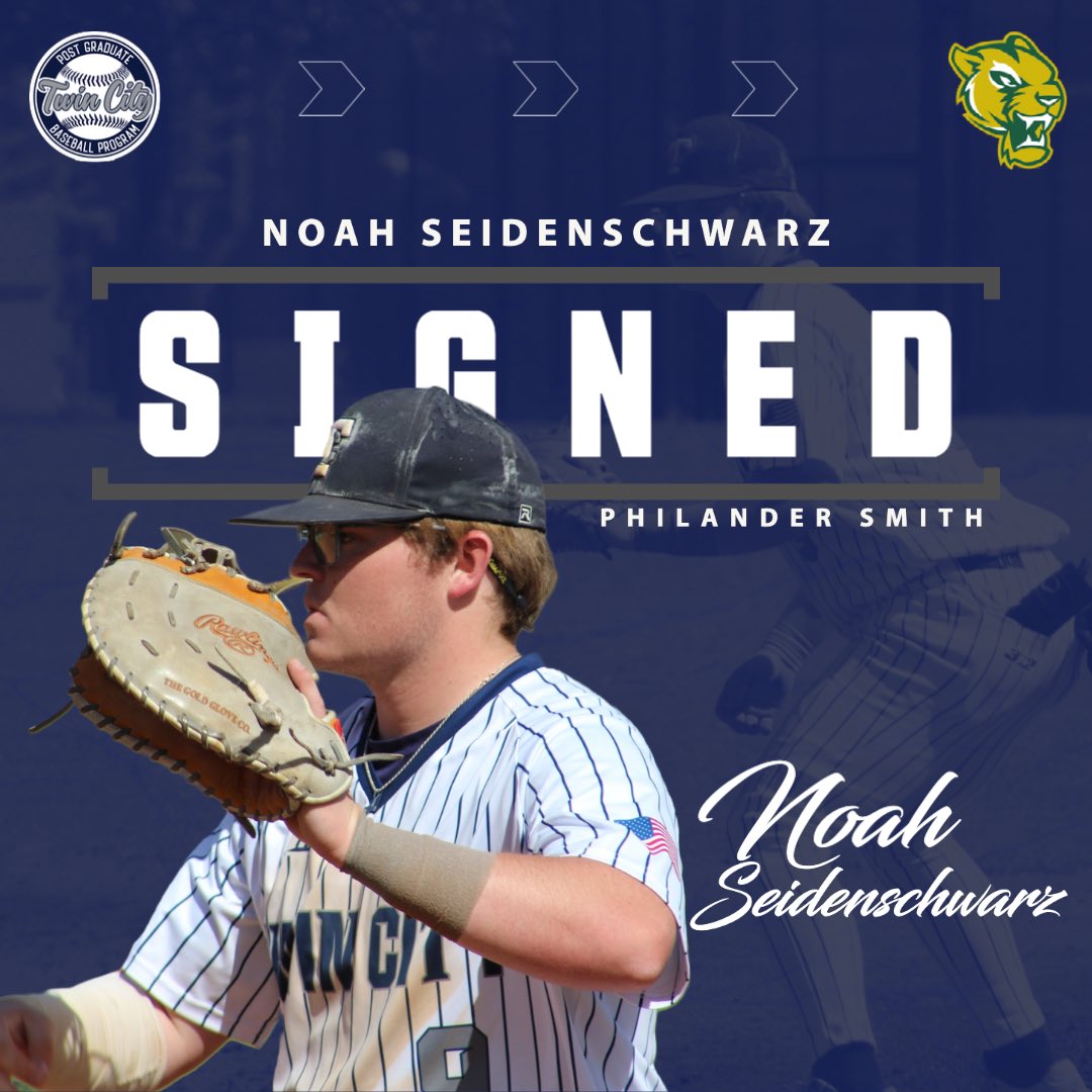 I am beyond blessed to announce I will be continuing my academic and athletic career <a href="/SmithPhilander/">Philander Smith University Baseball</a>. I would like to thank everyone that has supported me throughout this process. Go Panthers!
<a href="/TwinCityPG/">Twin City Post Grad</a> <a href="/OpHendricks/">Mark Hendricks</a> <a href="/nsuarez48/">Noah Suarez</a>