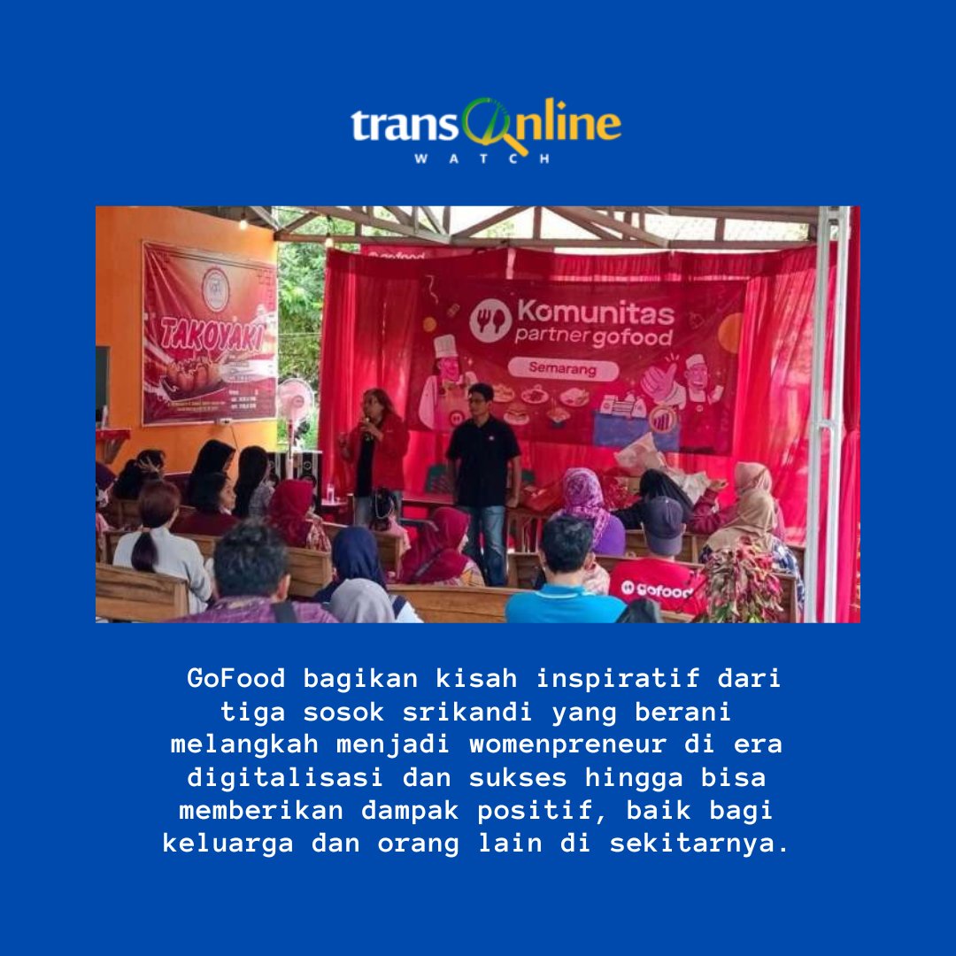 Gojek Lewat GoFood Beri Peluang yang Setara untuk Pengusaha Perempuan 

transonlinewatch.com/gojek-lewat-go… lewat <a href="/transonlinecom/">transonlinewatchcom</a>