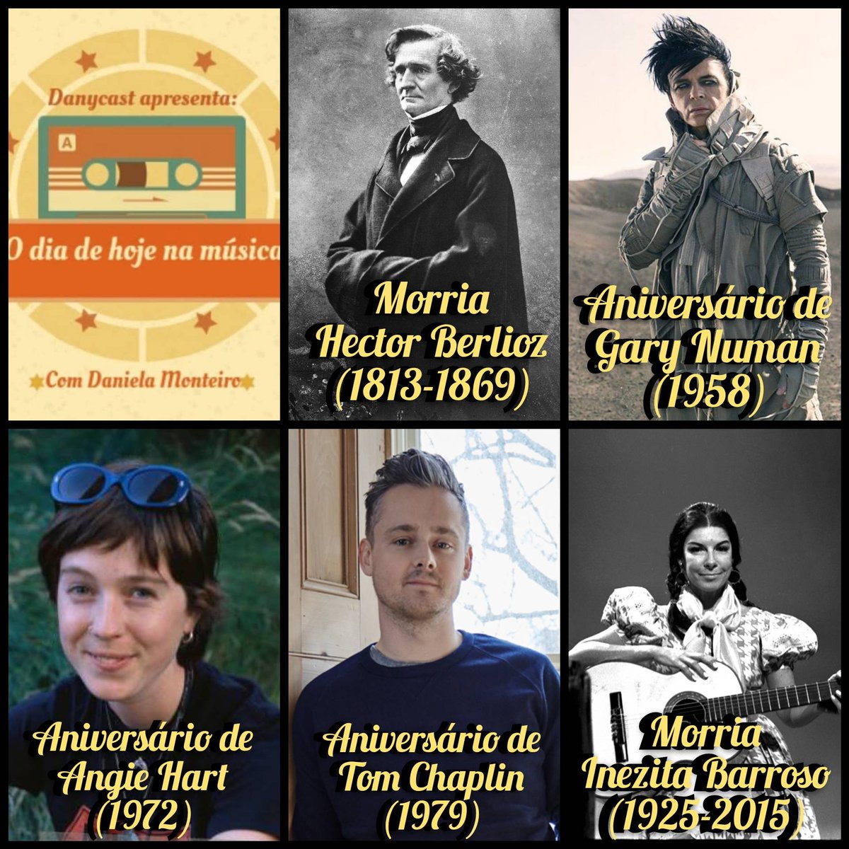 danielamonteiro's tweet photo. Edição 08 de março! 🎶
#danycast #thisdayinmusic #hojenamúsica #berlioz #garynuman #angiehart #frente #tomchaplin #keane #inezitabarroso https://t.co/i1zL8ayctN