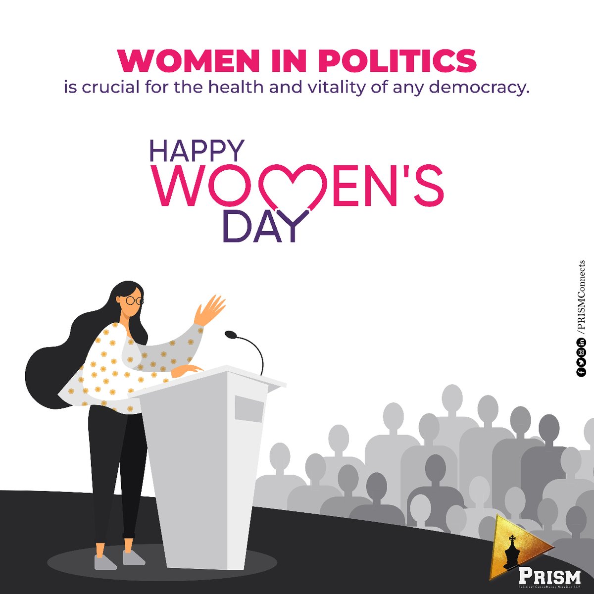 PRISMConnects's tweet photo. You have inspired many people out there by being a smart, brainy and unique soul. 

Women's Day wishes to all the strongest women out there!

#InternationalWomensDay #IWD2023 #WomensDay #WomenInPolitics #PoliticalWomen #PoliticalStrategy https://t.co/RpFqdH7f2P