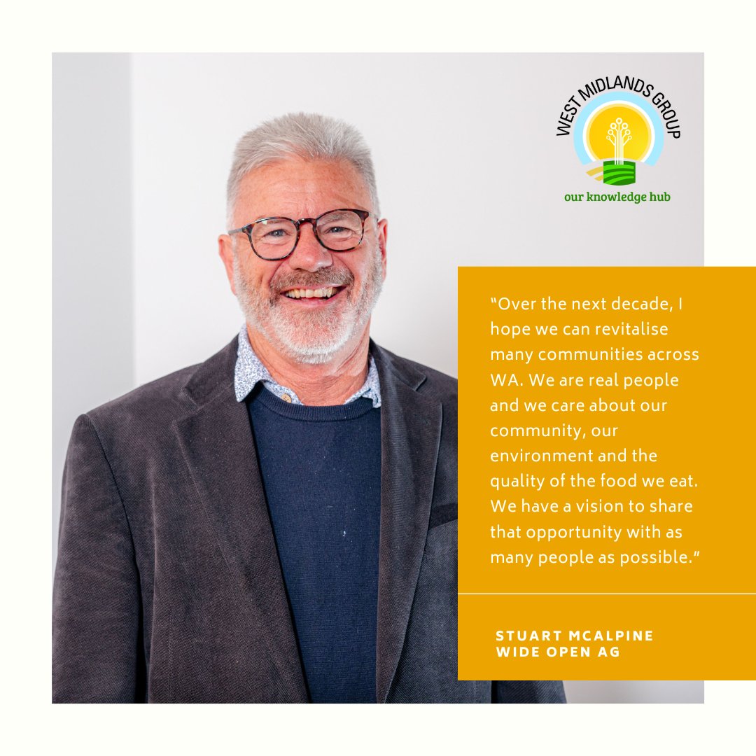 WMG_WA's tweet image. Stuart is joining us at WMG Seasonal Updates to discuss the opportunities for new regional industries to support resilient farming communities in the next 3-5 years. To learn more click here trybooking.com/CFMPG @wideopenag #westmidlandsgroup #agwa #ausag