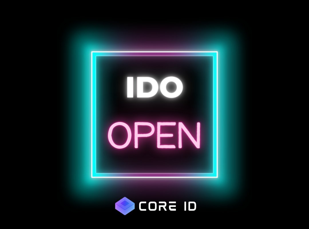 CoreDaoID's tweet photo. IDO is now open🚀🚀

Join IDO 👉  https://t.co/C2cTYEzf1r

Price: 1 CORE = 600 CID, Unsold will be destroyed

🎁300,000 CID airdrop to 100 people
Follow @CoreDaoID &amp; Retweet &amp; Tag friends

#ENS #DID #WEB3 https://t.co/GfR3EEd44V