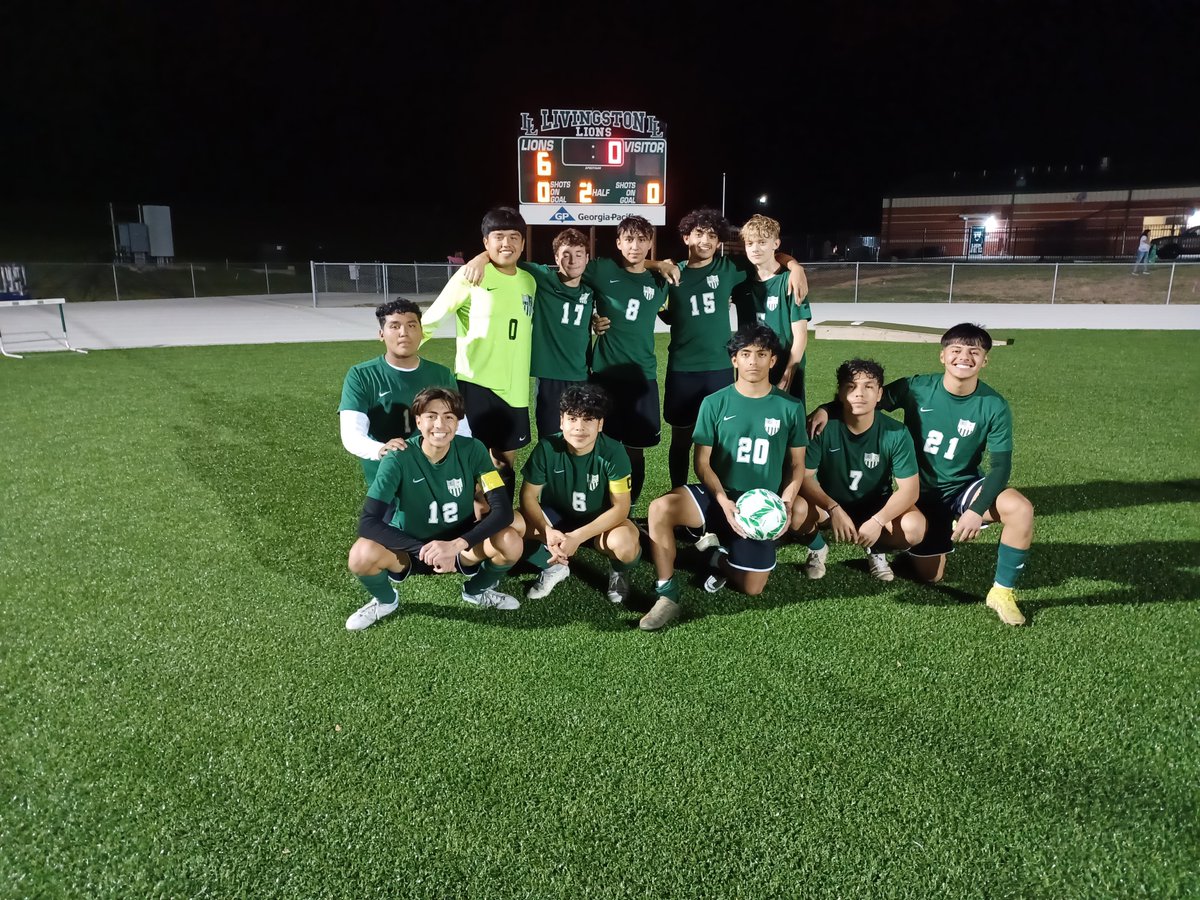 LivingstonSocc1's tweet photo. Lions win 6-0 over Anahuac on senior night. Thank you seniors for  your dedication to our soccer program. https://t.co/mx2GDVdsFl
