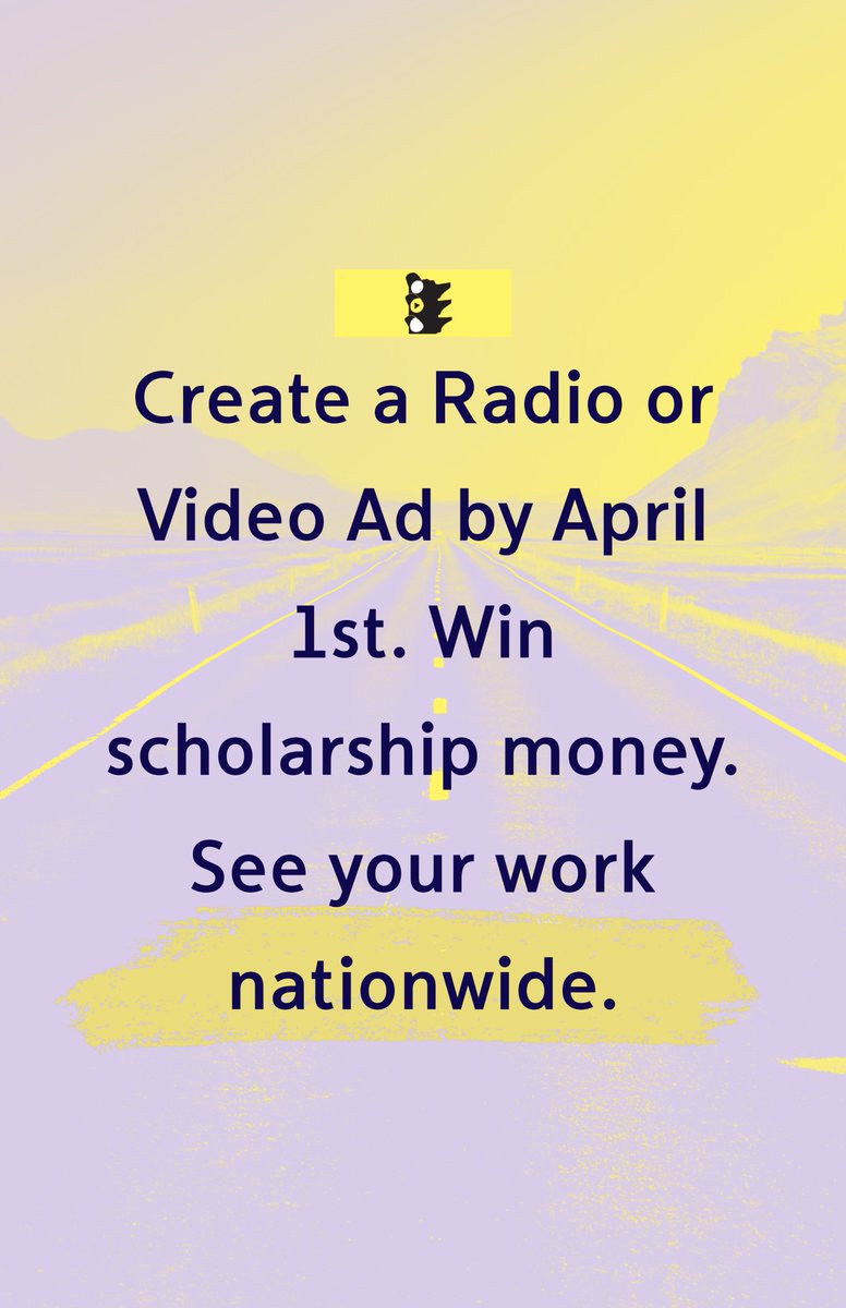 Project Yellow Light (@projyellowlight) on Twitter photo π₯°We can't wait to see all the creative and beautiful Ads that our participants come up with. You are worthy and loved. Drive safe.
<a href="/iHeartRadio/">iHeartRadio</a> <a href="/AdCouncil/">Ad Council</a> <a href="/4H/">4-H</a> <a href="/WKRN/">WKRN News 2</a> <a href="/AlexDenisTV/">Alex Denis</a> <a href="/ElephantAutoIns/">Elephant Insurance</a> <a href="/CCOutdoorNA/">Clear Channel Outdoor</a> <a href="/NHTSAgov/">nhtsagov</a> <a href="/NOYSnews/">NOYS</a> π₯°We can't wait to see all the creative and beautiful Ads that our participants come up with. You are worthy and loved. Drive safe.
<a href="/iHeartRadio/">iHeartRadio</a> <a href="/AdCouncil/">Ad Council</a> <a href="/4H/">4-H</a> <a href="/WKRN/">WKRN News 2</a> <a href="/AlexDenisTV/">Alex Denis</a> <a href="/ElephantAutoIns/">Elephant Insurance</a> <a href="/CCOutdoorNA/">Clear Channel Outdoor</a> <a href="/NHTSAgov/">nhtsagov</a> <a href="/NOYSnews/">NOYS</a>