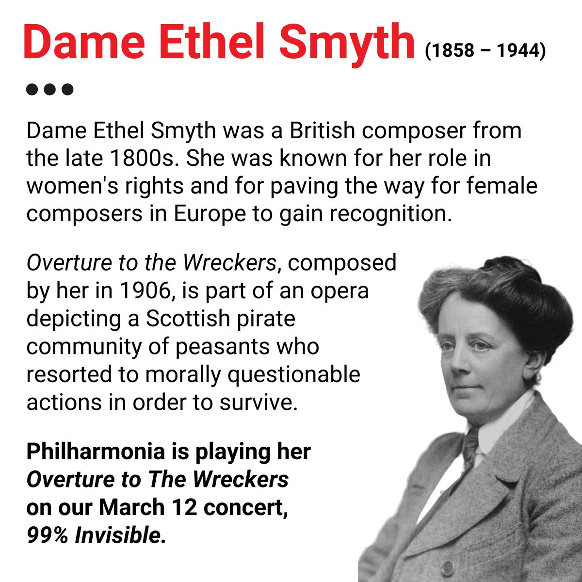 EYSO's tweet image. As we celebrate International Women's Day, let's take a moment to shine a spotlight on the incredible contributions of women in classical music.