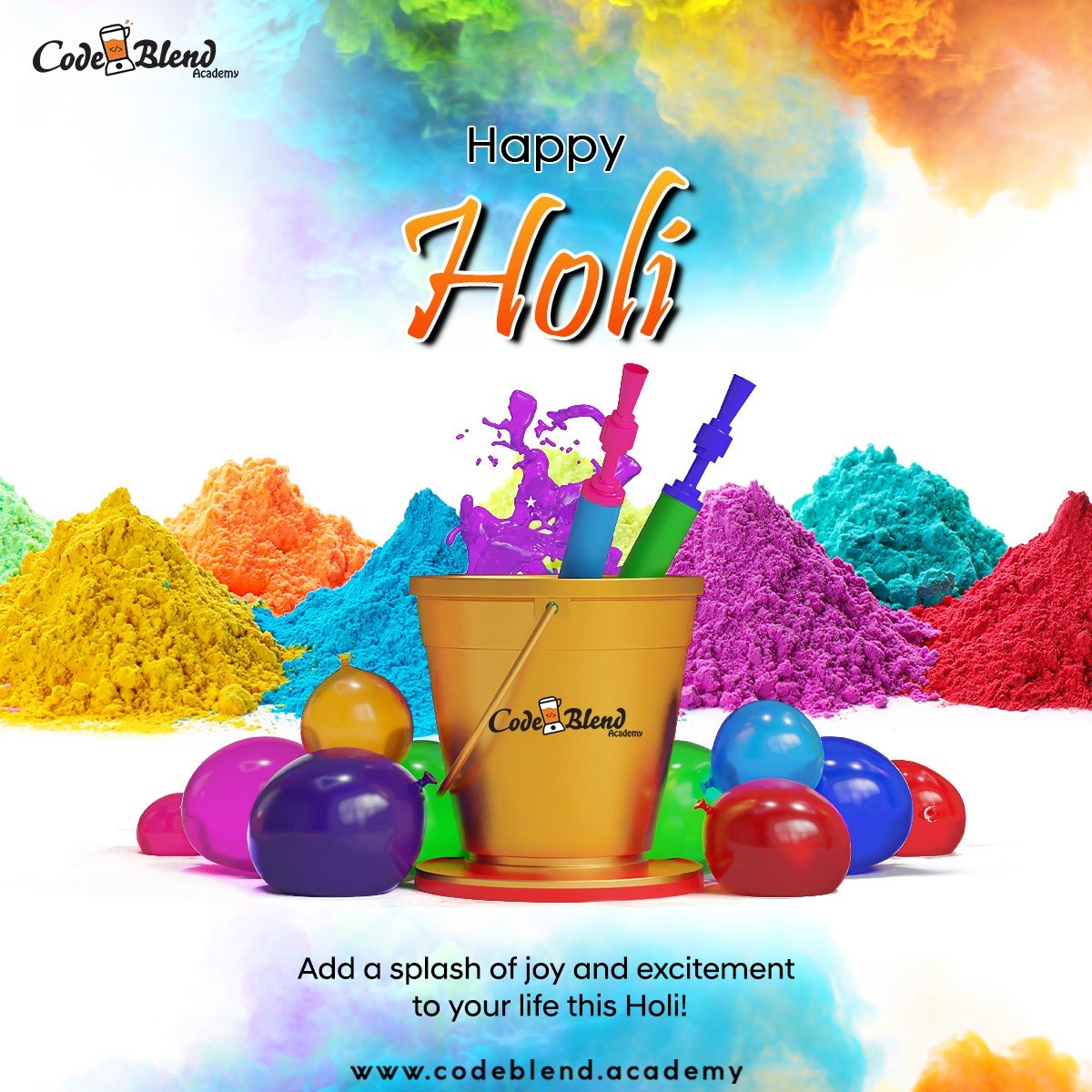 CodeblendA's tweet image. May the spirit of Holi bring new beginnings and opportunities in your life.
#codeblendacademy #holi #happyholi2023 #holifestivalofcolours #holihai #indianfestival