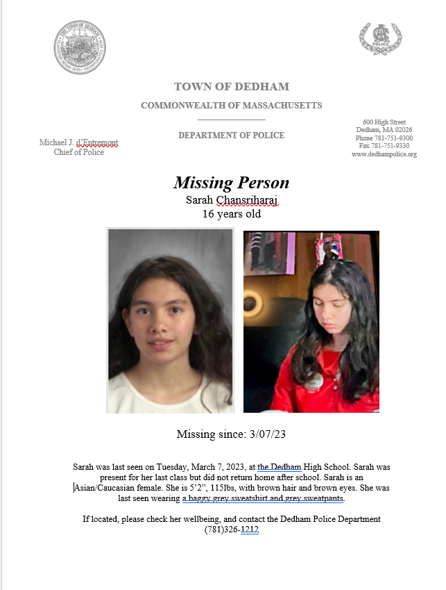 Missing Juvenile