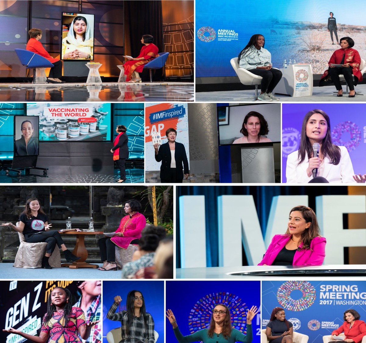 Sabina Bhatia (@sabinabhatia01) on Twitter photo #IWD2023 I’d like to celebrate women breaking barriers, fighting for gender equality. I had the chance to speak with incredible women #IMFInspired <a href="/Malala/">Malala Yousafzai</a> @malalafund <a href="/vanessa_vash/">Vanessa Nakate</a> <a href="/reshmasaujani/">Reshma Saujani</a> <a href="/AureliaFNguyen/">Aurélia Nguyen</a> <a href="/CCriadoPerez/">Caroline Criado Perez</a> <a href="/TashaWangMwansa/">The GLORIOUS Wang ✨️</a> <a href="/KomalDadlani/">Komal Dadlani</a> <a href="/zahidi/">Saadia Zahidi</a> <a href="/MutesiPhiona/">Phiona Mutesi</a> #IWD2023 I’d like to celebrate women breaking barriers, fighting for gender equality. I had the chance to speak with incredible women #IMFInspired <a href="/Malala/">Malala Yousafzai</a> @malalafund <a href="/vanessa_vash/">Vanessa Nakate</a> <a href="/reshmasaujani/">Reshma Saujani</a> <a href="/AureliaFNguyen/">Aurélia Nguyen</a> <a href="/CCriadoPerez/">Caroline Criado Perez</a> <a href="/TashaWangMwansa/">The GLORIOUS Wang ✨️</a> <a href="/KomalDadlani/">Komal Dadlani</a> <a href="/zahidi/">Saadia Zahidi</a> <a href="/MutesiPhiona/">Phiona Mutesi</a>