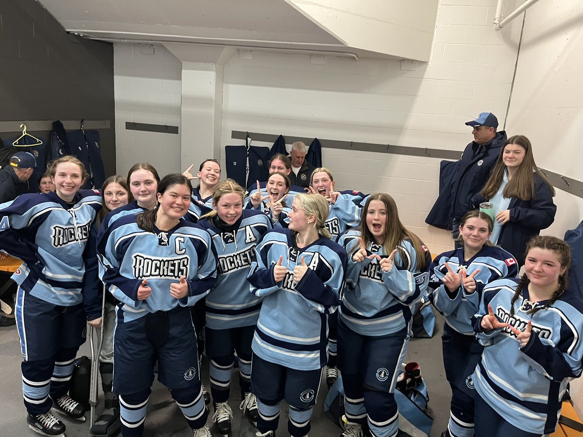 SGHARockets's tweet photo. CONGRATULATIONS TO OUR U18B ROCKETS!! They just punched their ticket to Provincials with a 2-0 win over Nepean!!

We’re so proud of you Rockets!! 💙🚀 https://t.co/d4lYCg2Vkd