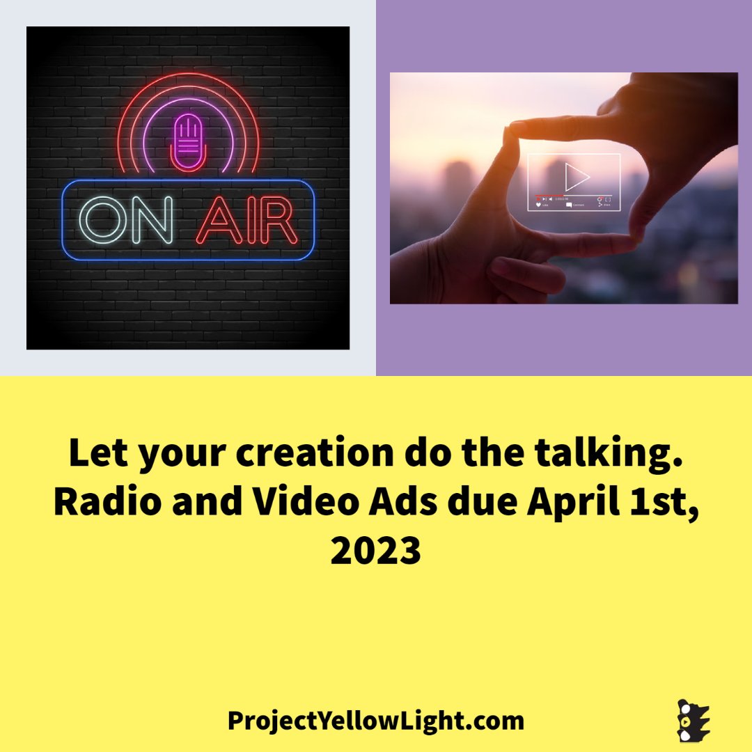 Project Yellow Light (@projyellowlight) on Twitter photo Your Creation is Worthy πππ
Next deadline: April 1st, 2023
Visit ProjectYellowLight.com for more information on applying to our 2023 Hunter Garner scholarship competition.
<a href="/iHeartRadio/">iHeartRadio</a> <a href="/AdCouncil/">Ad Council</a> <a href="/4H/">4-H</a> <a href="/WKRN/">WKRN News 2</a> <a href="/AlexDenisTV/">Alex Denis</a> <a href="/ElephantAutoIns/">Elephant Insurance</a> <a href="/CCOutdoorNA/">Clear Channel Outdoor</a> <a href="/NHTSAgov/">nhtsagov</a> <a href="/NOYSnews/">NOYS</a> Your Creation is Worthy πππ
Next deadline: April 1st, 2023
Visit ProjectYellowLight.com for more information on applying to our 2023 Hunter Garner scholarship competition.
<a href="/iHeartRadio/">iHeartRadio</a> <a href="/AdCouncil/">Ad Council</a> <a href="/4H/">4-H</a> <a href="/WKRN/">WKRN News 2</a> <a href="/AlexDenisTV/">Alex Denis</a> <a href="/ElephantAutoIns/">Elephant Insurance</a> <a href="/CCOutdoorNA/">Clear Channel Outdoor</a> <a href="/NHTSAgov/">nhtsagov</a> <a href="/NOYSnews/">NOYS</a>