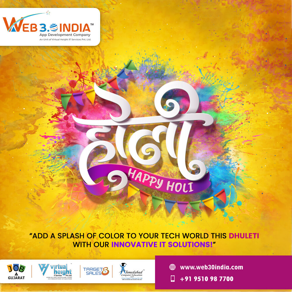 web30_india's tweet image. Add a splash of color to your tech world this Dhuleti with our innovative IT solutions!🌈
.
.
.
#ColorVibes #ColorsOfLife #BeColorful #LiveColorfully #HoliHai #Dhuleti #HappyDhuleti #HappyHoli #Holi #indianfestival #culturalfestival #Festive #FestivalVibes #HappyVibes #SplashofCo
